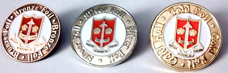 The Bronze, Silver and Gold badges